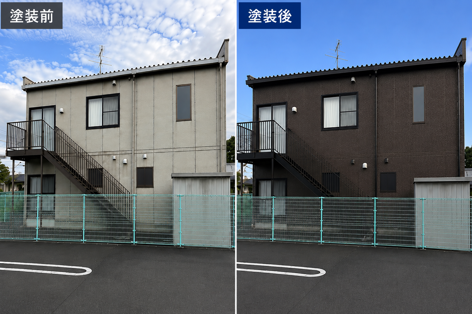 外壁塗装の施工事例